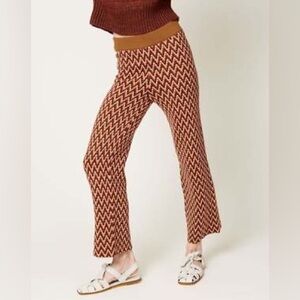 Misha & Puff Florentine Jacquard Kingston Pant SZ LG EUC.